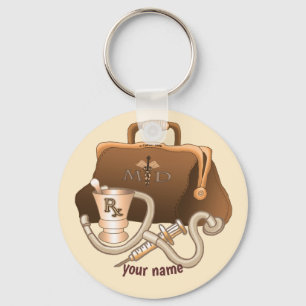 Porte-clés Docteur Médicale porte - clé de sac