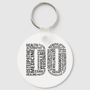 Porte-clés Doctor of Osteopathic Medicine DO Osteopathy