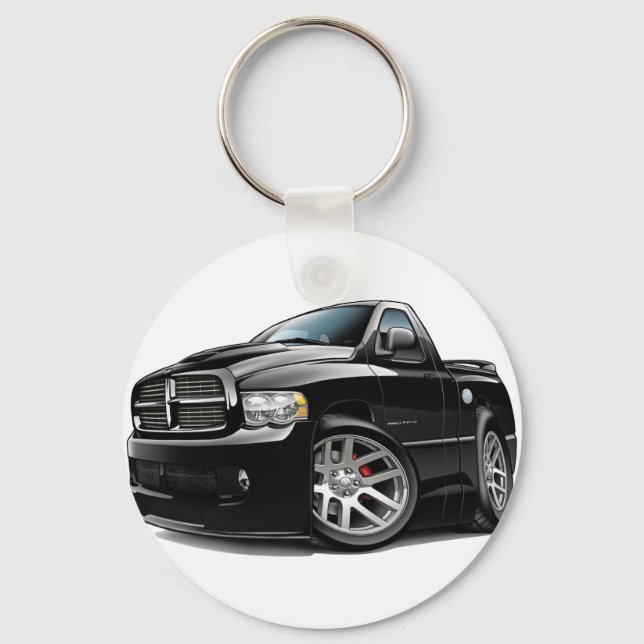 Porte-clés Dodge SRT10 noir bélier (Recto)