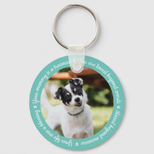 Porte-clés Dog Memorial Photo