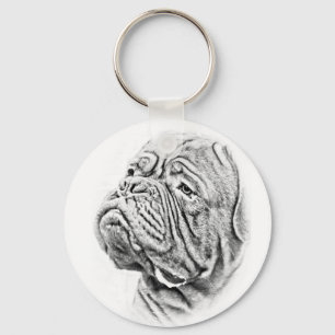 Porte-clés Dogue De Bordeaux - mastiff français