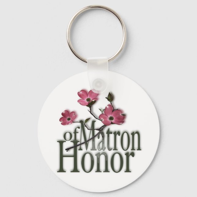 Porte-clés Dogwood/ Matron d'honneur (Recto)