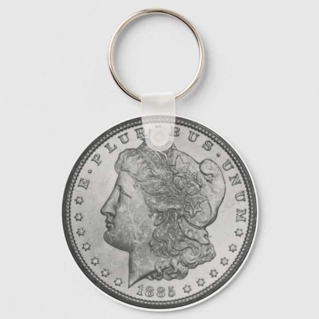 Porte-clés Dollar Morgan Silver (Recto)