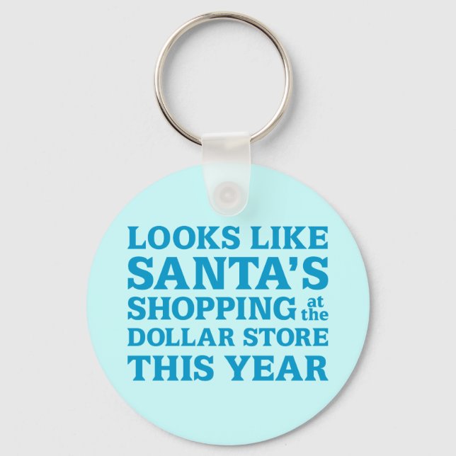 Porte-clés Dollar Store Père Noël (Recto)