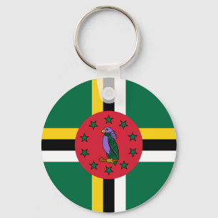 Porte-clés Dominica Flag