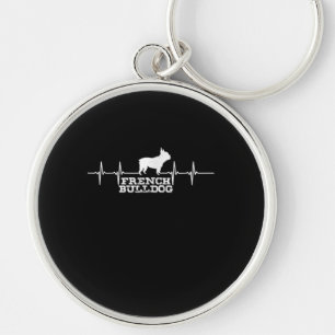 Porte-clés Don de chien   French Bulldog Heart