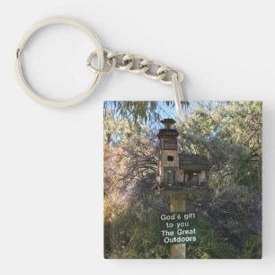 Porte-clés Don de Dieu, grand extérieur, signe amusant