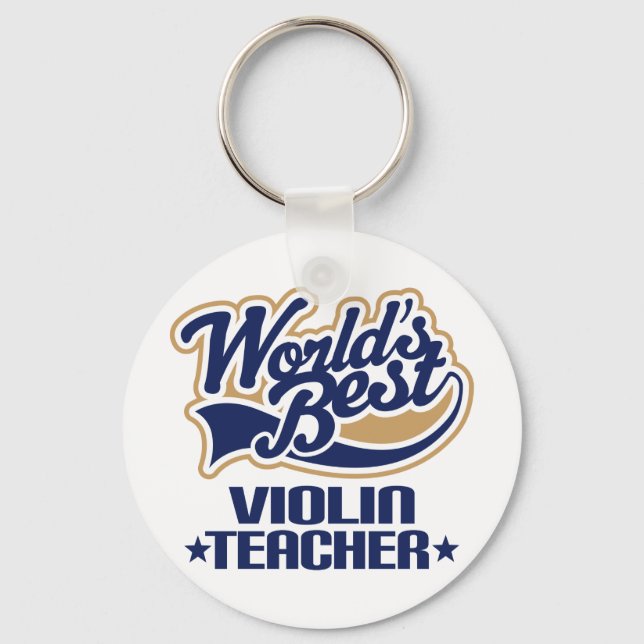 Porte-clés Don de professeur de violon (Recto)
