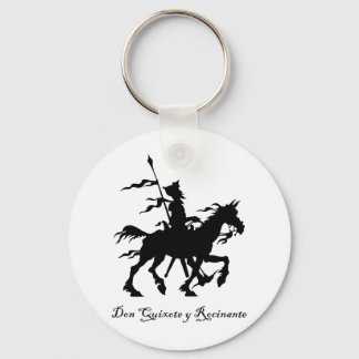 Porte-clés Don Quichotte y Rocinante