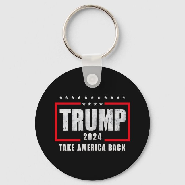 Porte-clés Donald Trump 2024 redonne l'élection américaine (Recto)
