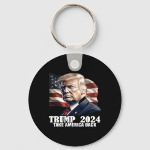 Porte-clés Donald Trump 2024 Reprenez l'Amérique Ck Élection