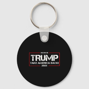 Porte-clés Donald Trump 2025 Reprenez l'Amérique Ck Élection 