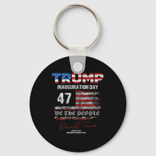 Porte-clés Donald Trump 47e président 2025 Inauguration États