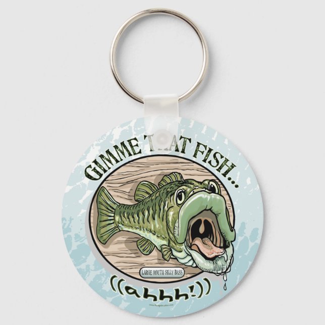 Porte-clés Donne Ce Poisson, Avoir Des Idées Cadeaux (Recto)