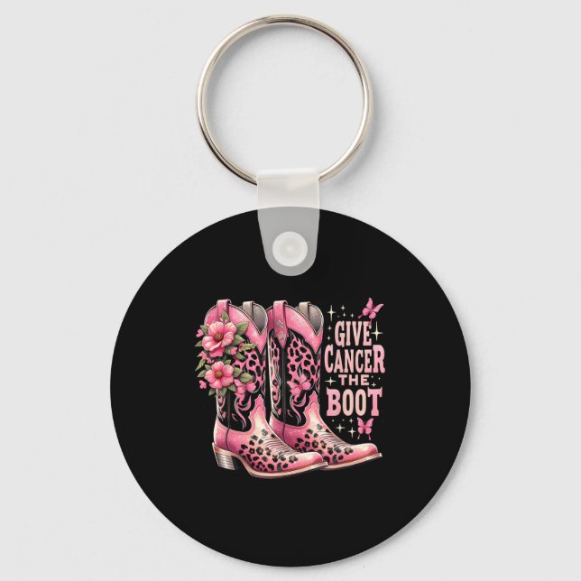 Porte-clés Donner Cancer Les Boot Westers Cowgirl Boots (Recto)