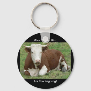 Porte-clés Donnez-leur l'oiseau pour le Porte - clé de Thanks