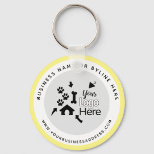 Porte-clés Dons promotionnels d'animal familier - logo