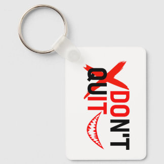 Porte-clés DON'T QUIT – Bold Red Motivation Design