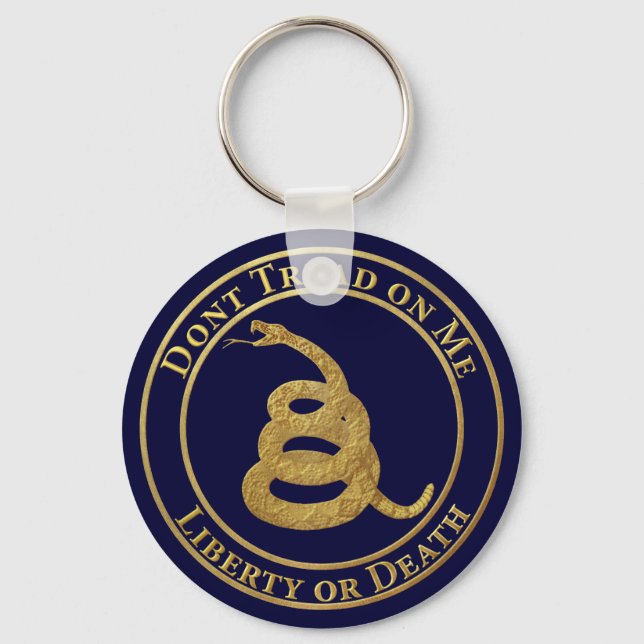 Porte-clés Don't Tread on Me (Recto)