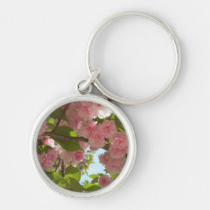 Porte-clés Double floraison cerisier III printemps fleuri