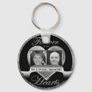 Porte-clés Double Photo Memorial dans le Porte - clé de mémoi