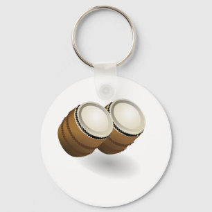 Porte-clés Double porte - clé de bongos