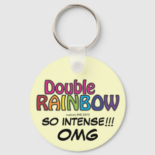 Porte-clés Double Rainbow All The Way Across The Sky