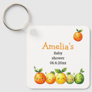 Porte-clés Douce Citrouille Bébé Shower
