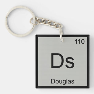 Porte-clés Douglas Nom Chimie Élément Tableau Périodique