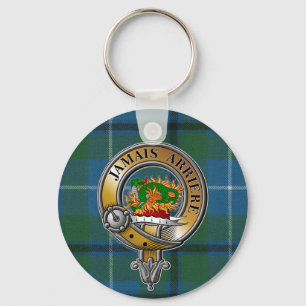 Porte-clés Douglas Tartan & Badge