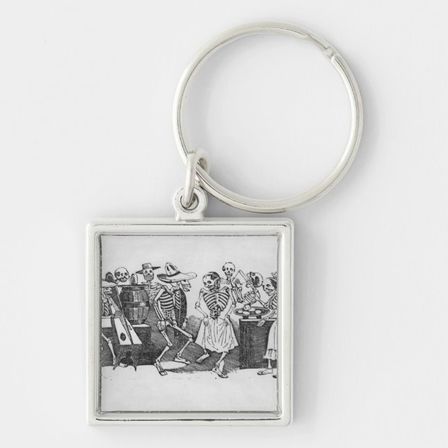 Porte-clés D'outretombe de Calavera du jarabe (Devant)