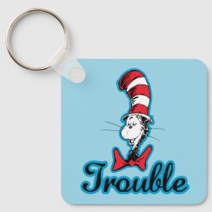Porte-clés Dr Seuss   Chat dans le problème du Casquette