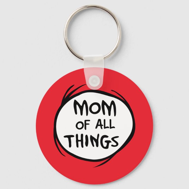 Porte-clés Dr. Seuss Thing One Thing Two - Maman of all Thing (Recto)