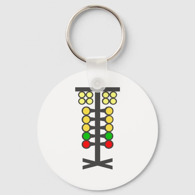 Porte-clés Drag Racing Porte - clé d'arbre de Noël (Recto)
