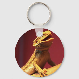 Porte-clés Dragon barbu heureux