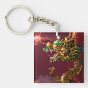 Porte-clés dragon chinois