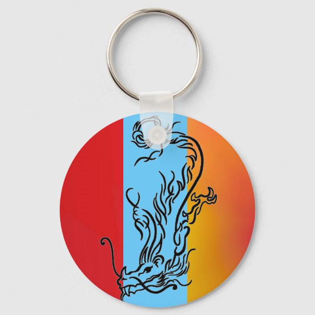 Porte-clés Dragon de plongée (Recto)