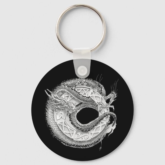Porte-clés Dragon Ornamental (Recto)