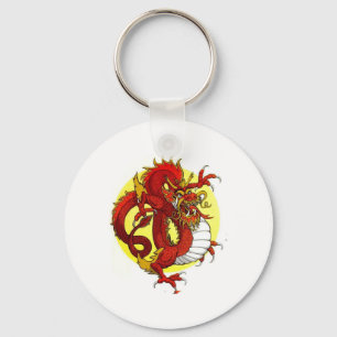 PORTE-CLÉS DRAGON ROUGE