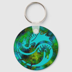 Porte-clés Dragon Yin Yang