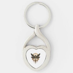 Porte-clés Dragonfly Art Nouveau élégant Steampunk