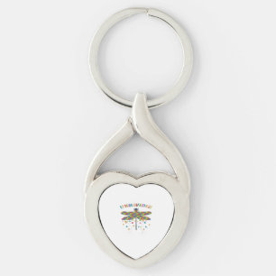 Porte-clés Dragonfly colorée pour la journée de Sensibilisati