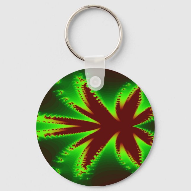 Porte-clés Dragonfly dans les flammes Porte - clé (Recto)