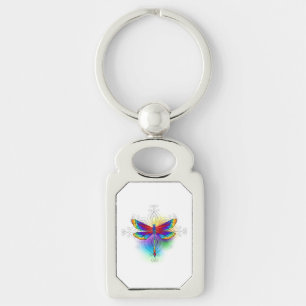 Porte-clés Dragonfly en arc-en-ciel