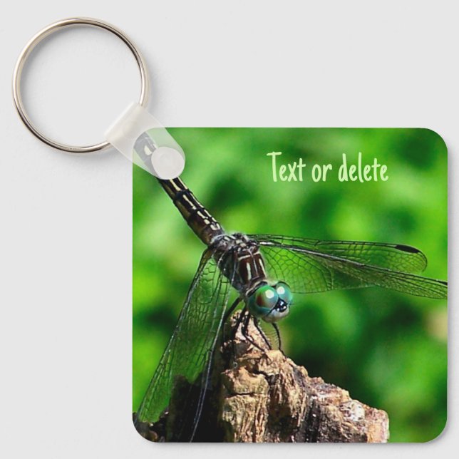 Porte-clés Dragonfly Nature Personnalisée (Recto)