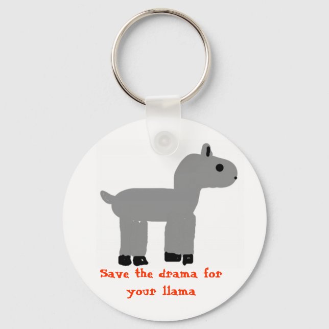 Porte-clés Drama Llama Porte - clé (Recto)