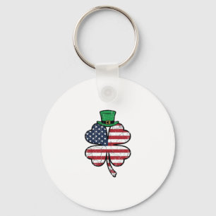 Porte-clés Drape de trèfle vintage St. Patrick