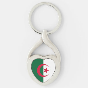 Porte-clés Drapeau algérien patriotique