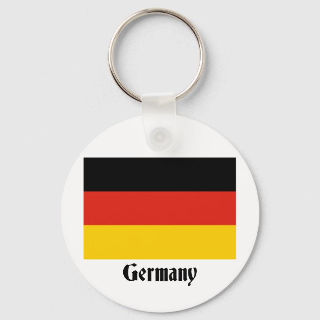 Porte-clés Drapeau allemand (Recto)