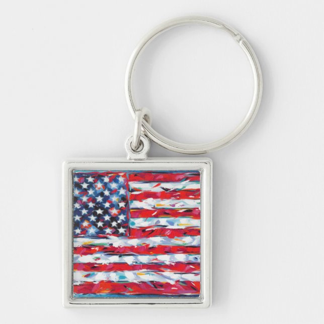 Porte-clés Drapeau américain (Devant)